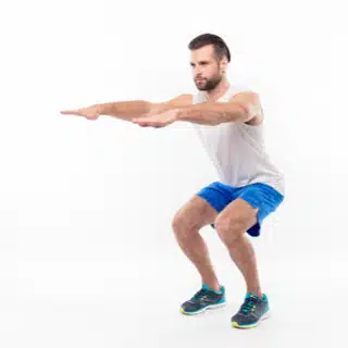 تمرين نصف القرفصاء