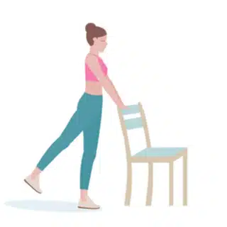 تمرين انزلاق الساق