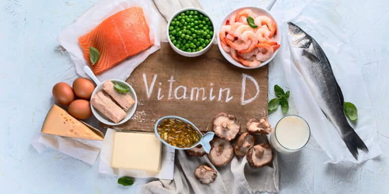 الاكل الذي يحتوي على فيتامين د
